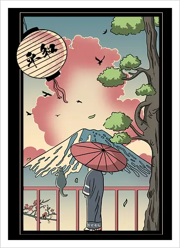 Lantern Ukiyo E