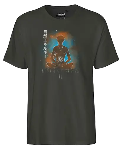 Senjutsu Power - japan, anime, manga, chakra, sen, sen-jutsu, natur - Fairtrade T-Shirt