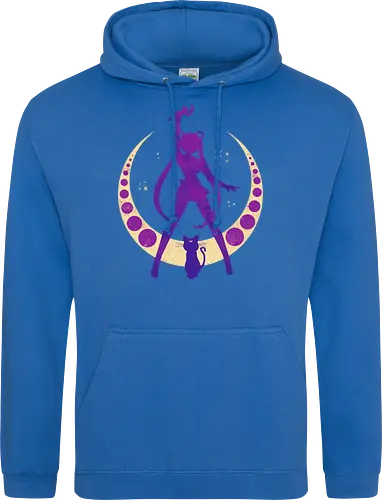Champion of Justice - sailor, moon, cat, bunny, girl, moonstone, anime, manga, tuxedo - Standard Hoodie