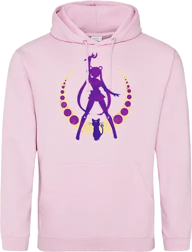 Champion of Justice - sailor, moon, cat, bunny, girl, moonstone, anime, manga, tuxedo - Standard Hoodie