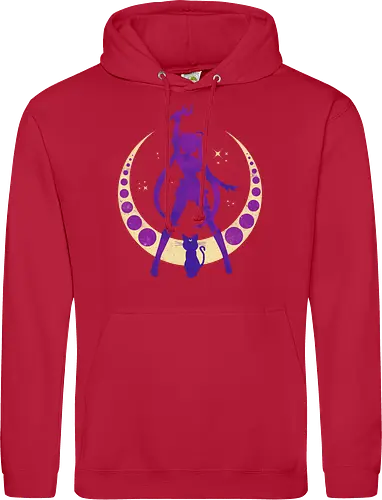 Champion of Justice - sailor, moon, cat, bunny, girl, moonstone, anime, manga, tuxedo - Standard Hoodie