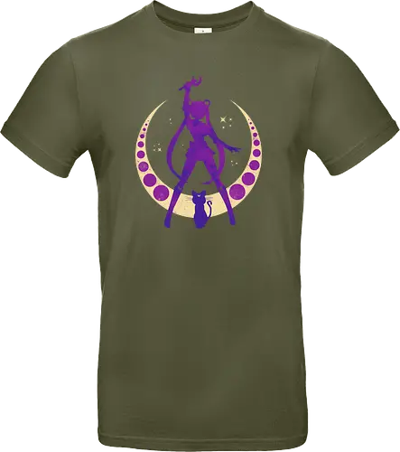 Champion of Justice - sailor, moon, cat, bunny, girl, moonstone, anime, manga, tuxedo - Standard T-Shirt