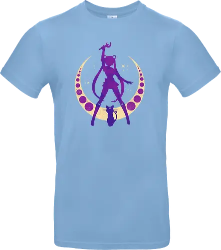 Champion of Justice - sailor, moon, cat, bunny, girl, moonstone, anime, manga, tuxedo - Standard T-Shirt