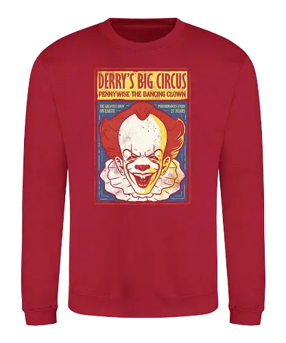 Derry's Big Circus '17 - it, clown, horror, circus, monster, halloween - Sweatshirt