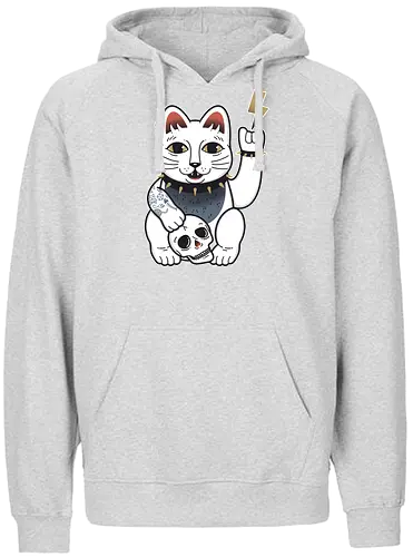 Neko tattoo - Winkekatze, japan, tattoo - Fairtrade Hoodie