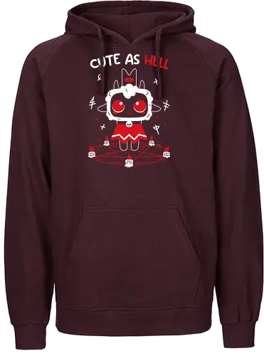 Cute cult - cult, Lamb, cute, pentagram - Fairtrade Hoodie