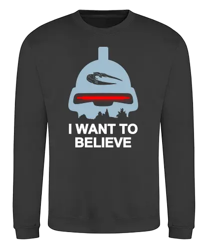 Believe in Toasters - battlestar galactica, cylon, toaster, frakk, i want to believe - Sweatshirt