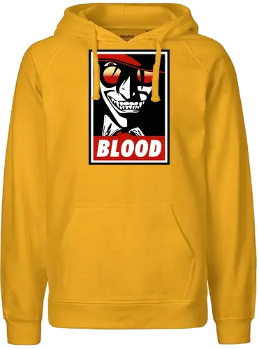Blood - hellsing, anime, manga, alucard, count alucard - Fairtrade Hoodie
