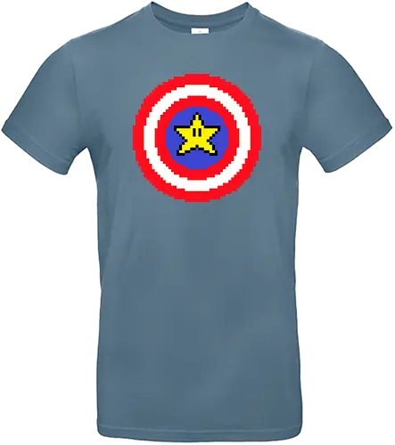 Captain Pixel - mcu, fun, mario, mashup - Standard T-Shirt