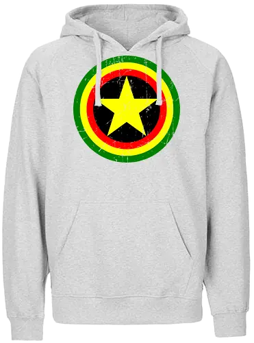 Captain Rasta - fun, mcu, jamaica, rastafari, rasta, mashup - Fairtrade Hoodie