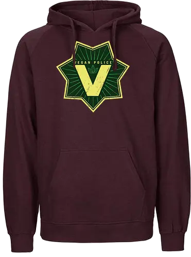 Vegan Police - Fairtrade Hoodie