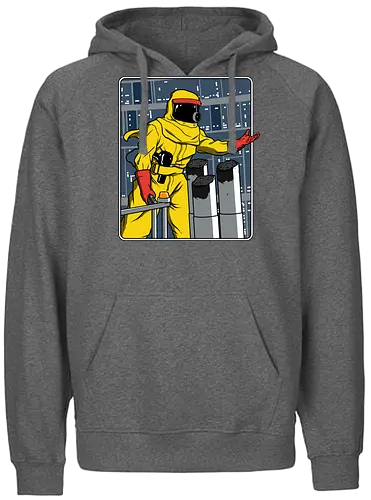 A Match Made in Space - marty mcfly, return to the future, mashup, spock - Fairtrade Hoodie