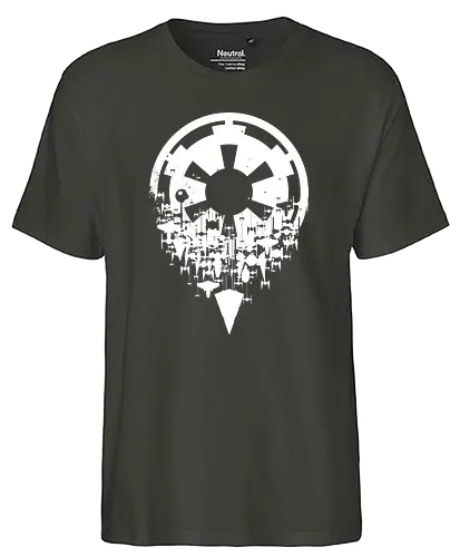 Fractured Empire - empire, star destroyer, tie fighter - Fairtrade T-Shirt