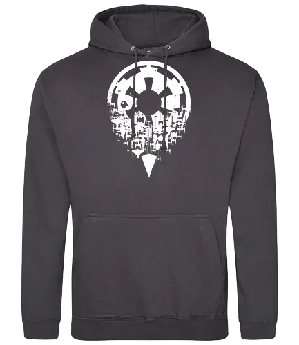 Fractured Empire - empire, star destroyer, tie fighter - Standard Hoodie