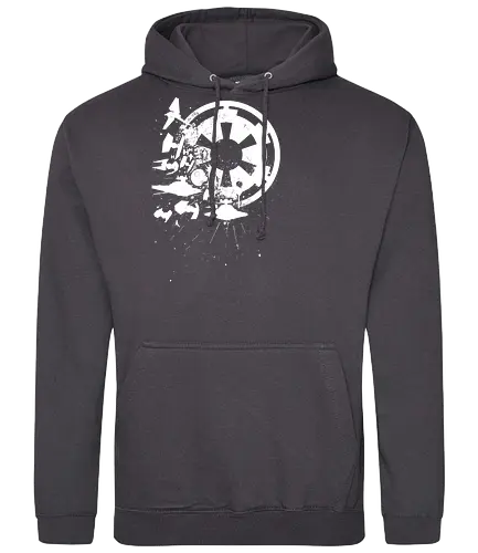 Imperial Domination - empire, galactic empire, star destroyer, tie fighter - Standard Hoodie