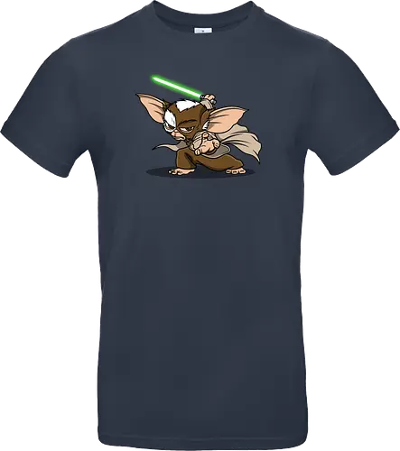 Master Mogwai - mogwai, gremlins, Alien, mashup, lightsaber, master - Standard T-Shirt