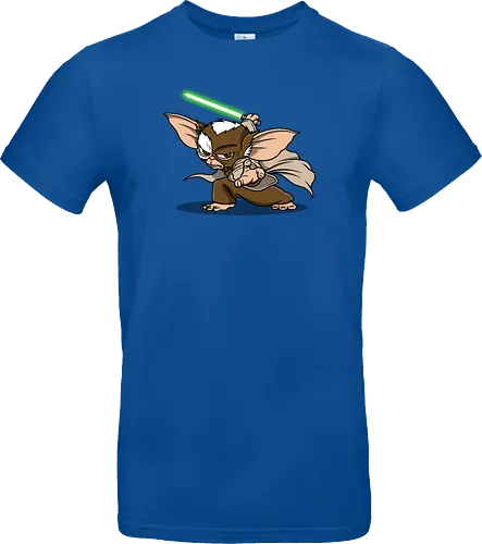 Master Mogwai - mogwai, gremlins, Alien, mashup, lightsaber, master - Standard T-Shirt