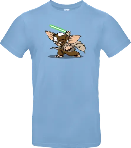 Master Mogwai - mogwai, gremlins, Alien, mashup, lightsaber, master - Standard T-Shirt