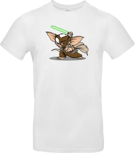 Master Mogwai - mogwai, gremlins, Alien, mashup, lightsaber, master - Standard T-Shirt