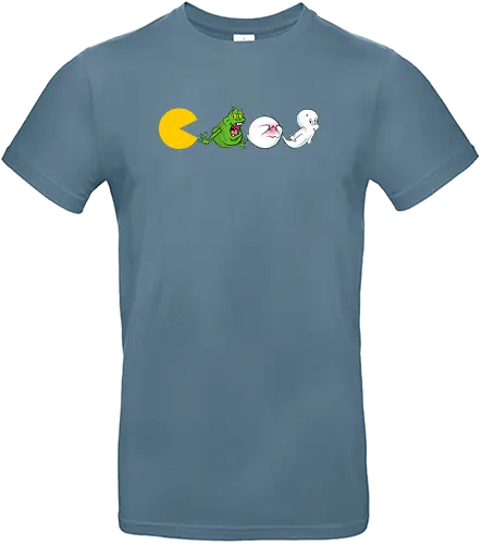 Yellow Peril - caspar the friendly ghost, slimer, mashup, boo, big boo, boh, classic gaming, Retrogaming - Standard T-Shirt