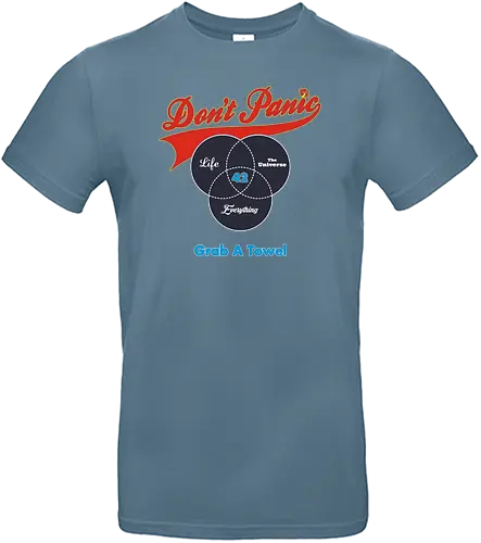 Grab a Towel - 42, zweiundvierzig, fourtytwo, douglas adams, hgttg - Standard T-Shirt