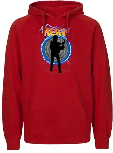 Heavy - Future, marty mcfly, doc brown, music, metal, grt scott, this is Heavy - Fairtrade Hoodie