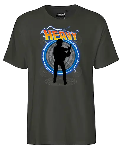 Heavy - Future, marty mcfly, doc brown, music, metal, grt scott, this is Heavy - Fairtrade T-Shirt