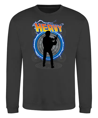 Heavy - Future, marty mcfly, doc brown, music, metal, grt scott, this is Heavy - Sweatshirt