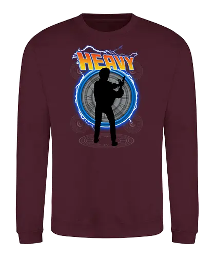 Heavy - Future, marty mcfly, doc brown, music, metal, grt scott, this is Heavy - Sweatshirt