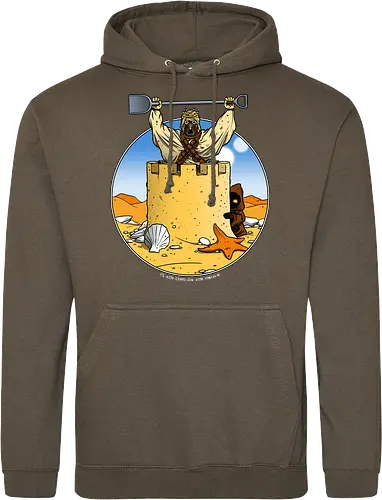 Sand castle people
