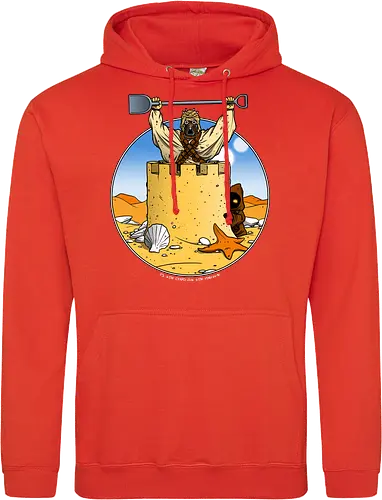 Sand castle people
