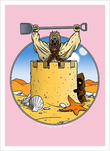 Sand castle people