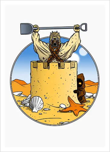 Sand castle people