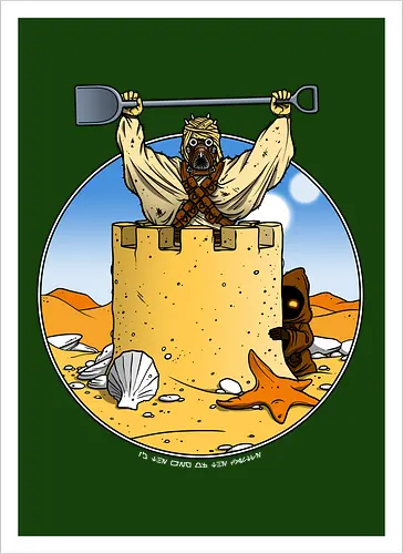 Sand castle people