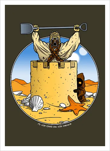 Sand castle people