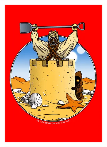 Sand castle people