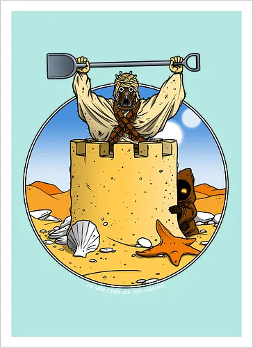 Sand castle people