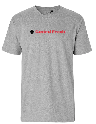 Control Freak - controller, control, videogames, konsole, freak - Fairtrade T-Shirt