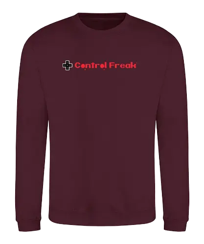Control Freak - controller, control, videogames, konsole, freak - Sweatshirt