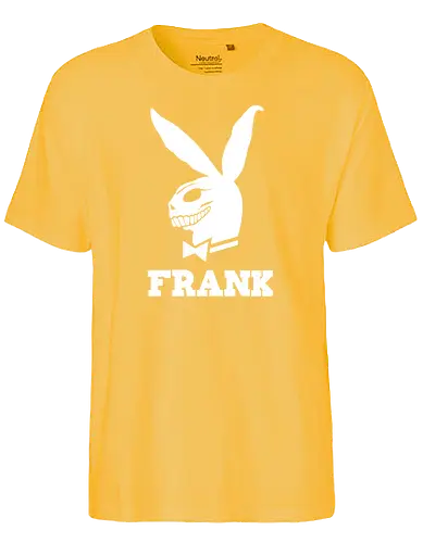 Frank - bunny, frank, mashup, rabbit, timetravel, zeitreise, Donnie - Fairtrade T-Shirt