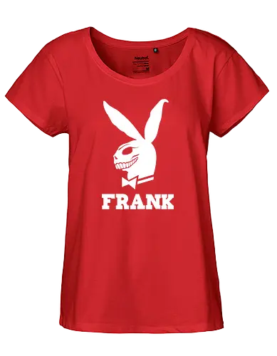 Frank - bunny, frank, mashup, rabbit, timetravel, zeitreise, Donnie - Fairtrade Girl Shirt