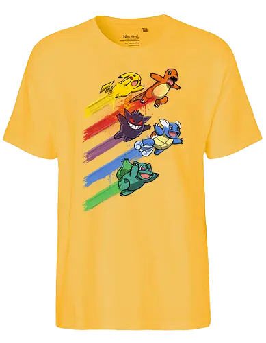 Pokesquadron - pocket, monster, starter, Squad - Fairtrade T-Shirt