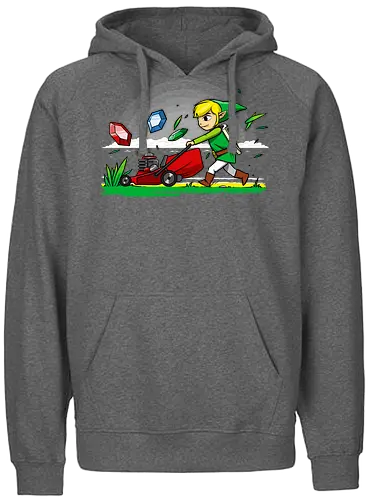 sy Money - hero, time, ruby, rubin, Hero of Time - Fairtrade Hoodie