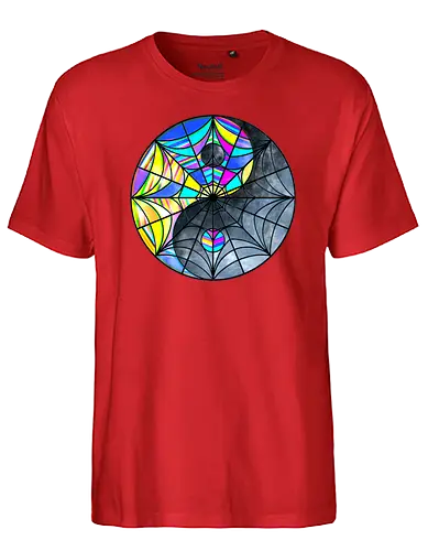 Mood Swing - Yin Yang, enid, goth, dark, weComiconsoleday - Fairtrade T-Shirt