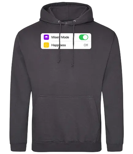Misery Mode - misery, depressed - Standard Hoodie