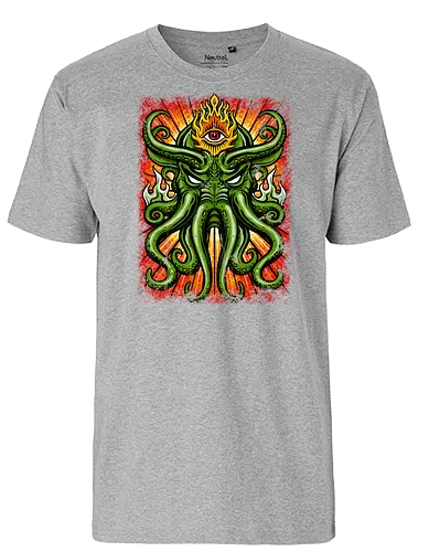 House Of Cthulhu - cthulhu, third eye, lovecraft - Fairtrade T-Shirt