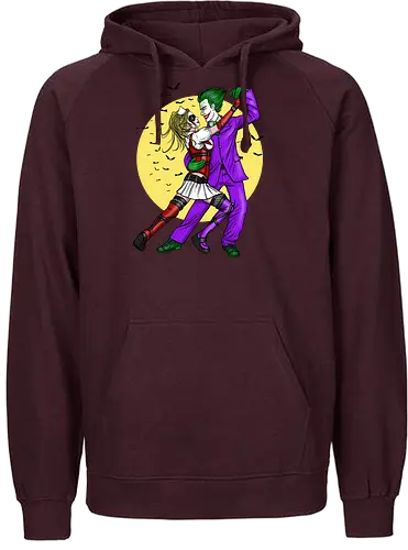 Mad Love - clown, comic, love - Fairtrade Hoodie