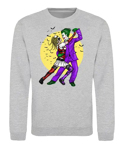 Mad Love - clown, comic, love - Sweatshirt