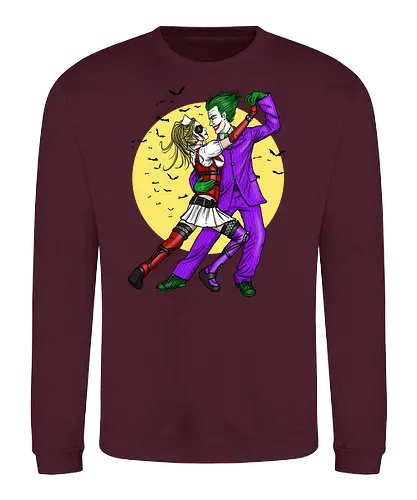 Mad Love - clown, comic, love - Sweatshirt