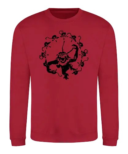 Monkeys (12) - monkeys, 90s, sci fi, science fiction, timetravel, zeitreise - Sweatshirt